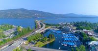 The Long Bridge across Lake Pend Oreille at Sandpoint, Idaho